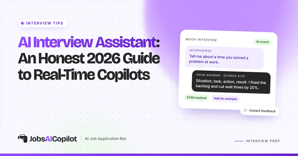 Candidate on a video interview weighing a live AI copilot against mock interview practice