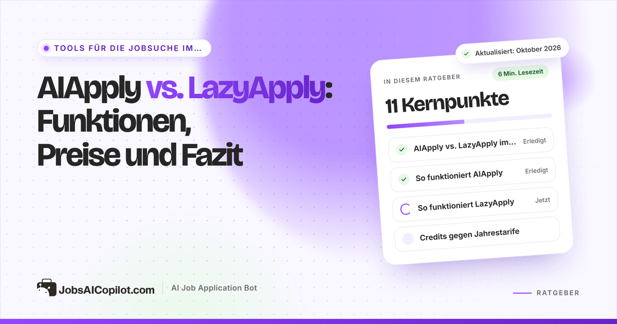 AIApply vs. LazyApply im Vergleich
