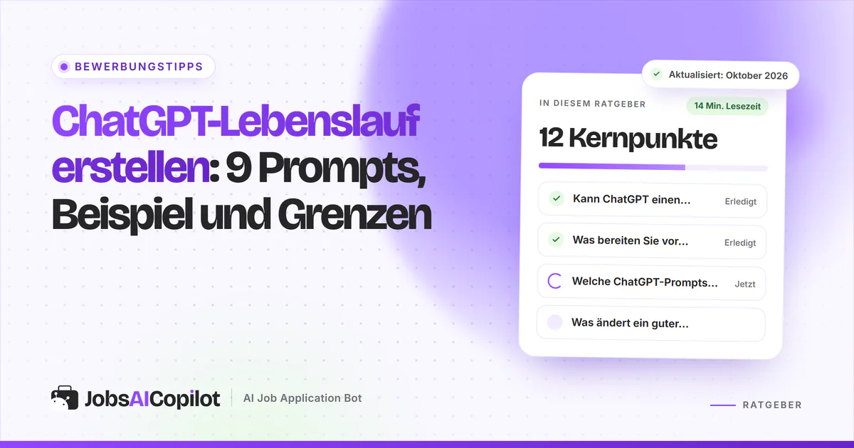 ChatGPT-Prompts für den Lebenslauf: Chatfenster neben einem einseitigen Lebenslauf mit markierten erfundenen Zahlen