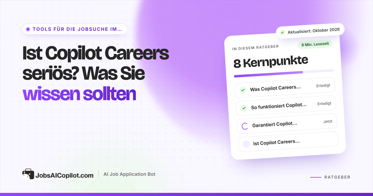 Ist Copilot Careers seriös? Test der kostenlosen Jobbörse für Beschäftigte im Schicht- und Stundenlohn