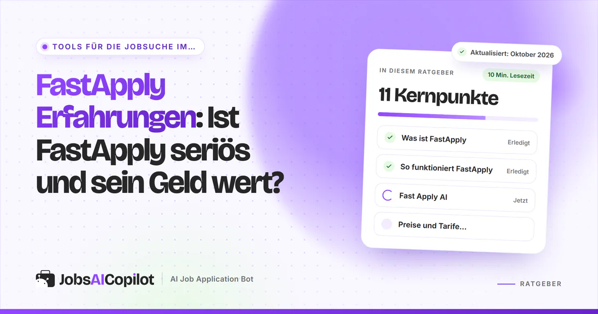 FastApply Erfahrungen 2026: Modi der Fast-Apply-AI-Erweiterung, Preise, Risiken und Nutzerbewertungen