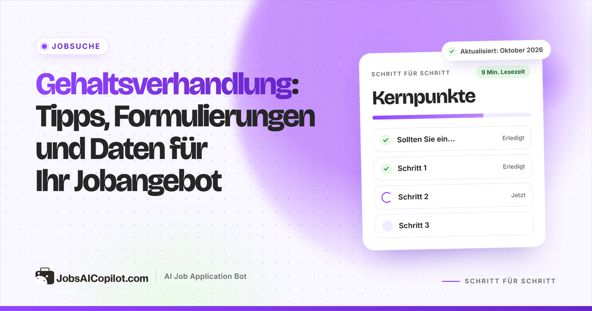 Bewerbende Person prüft ein schriftliches Jobangebot und bereitet mit Gehaltsdaten vom Markt ein Gegenangebot vor