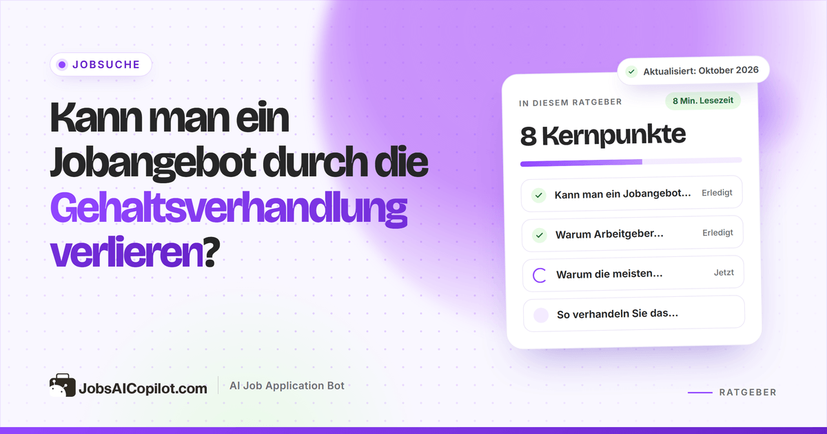 Jobangebot durch Gehaltsverhandlung verlieren? Risiken, Formulierungen und was tun, wenn ein Angebot zurückgezogen wird