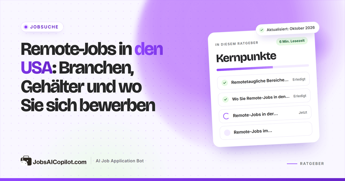 Remote-Jobs in den USA