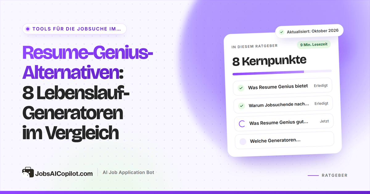 Resume-Genius-Alternativen: kostenlose und bezahlte Lebenslauf-Generatoren nach Preis und Downloads im Vergleich