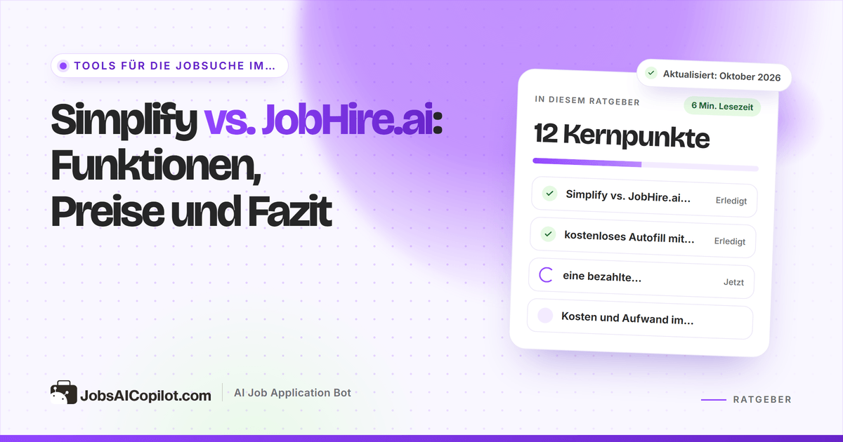Simplify vs. JobHire.ai im Vergleich