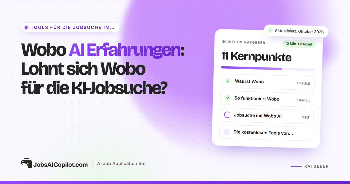 Wobo AI Erfahrungen 2026: Bewerben per Wischgeste, Autopilot-Preise, Nutzerbewertungen und Alternativen