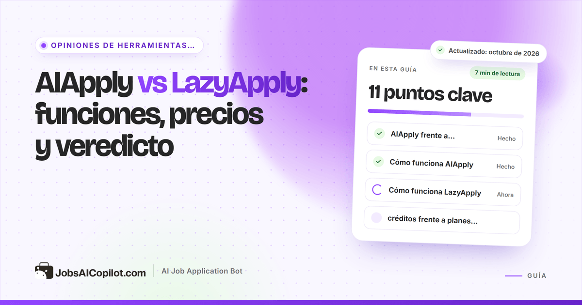 Comparativa de AIApply y LazyApply