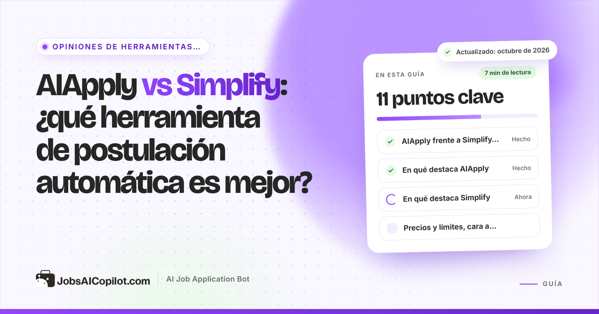 Comparativa de AIApply y Simplify