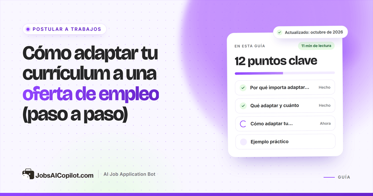 Currículum adaptado a una descripción del puesto, con las palabras clave coincidentes resaltadas en ambos documentos