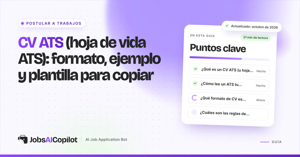 CV ATS de una columna con títulos estándar junto a un currículum de dos columnas y foto que un programa lee mal