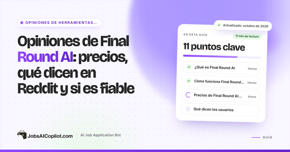 Opiniones de Final Round AI 2026: funciones de Interview CoPilot, precios y comentarios en Reddit y Trustpilot