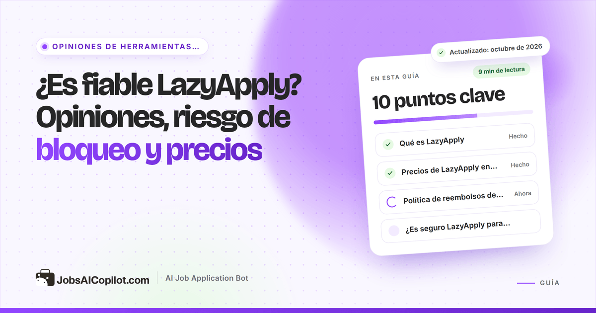 ¿Es fiable LazyApply? Análisis de sus precios, el riesgo de bloqueo y las opiniones de sus usuarios