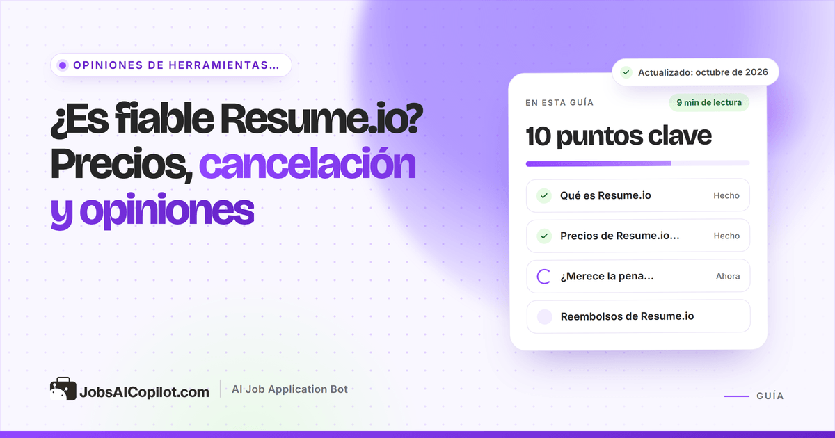 ¿Es fiable Resume.io? Análisis de sus precios, la cancelación y los reembolsos