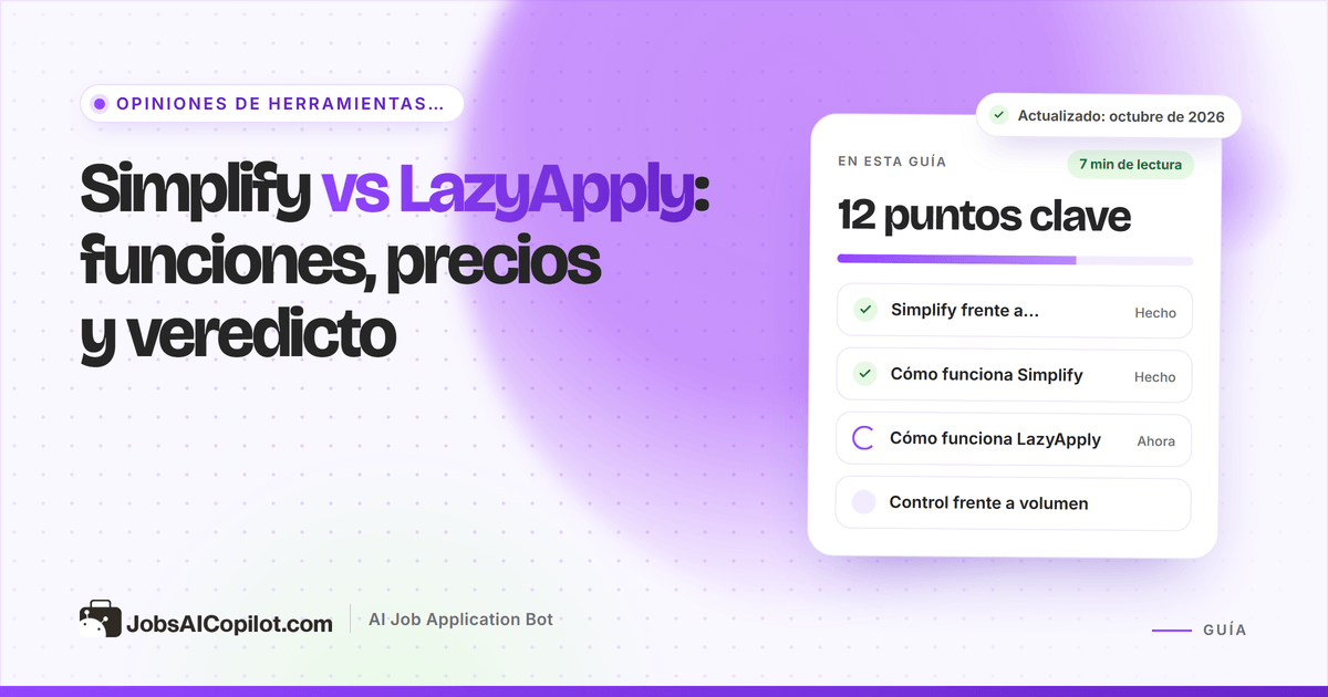 Comparativa de Simplify y LazyApply