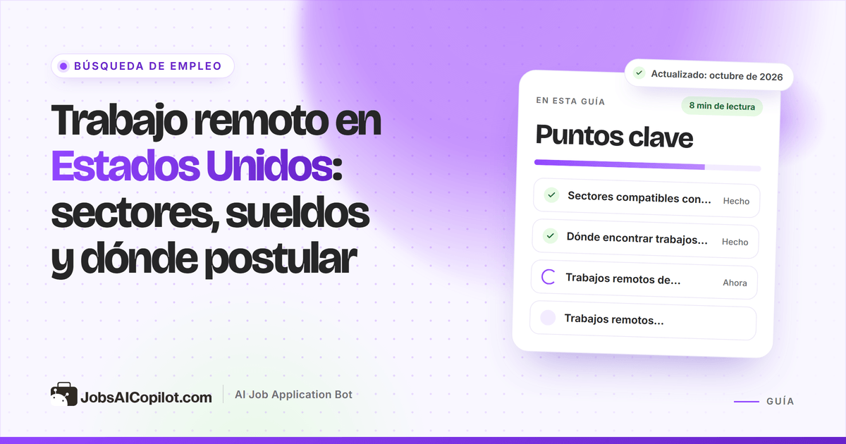 Trabajo remoto en Estados Unidos