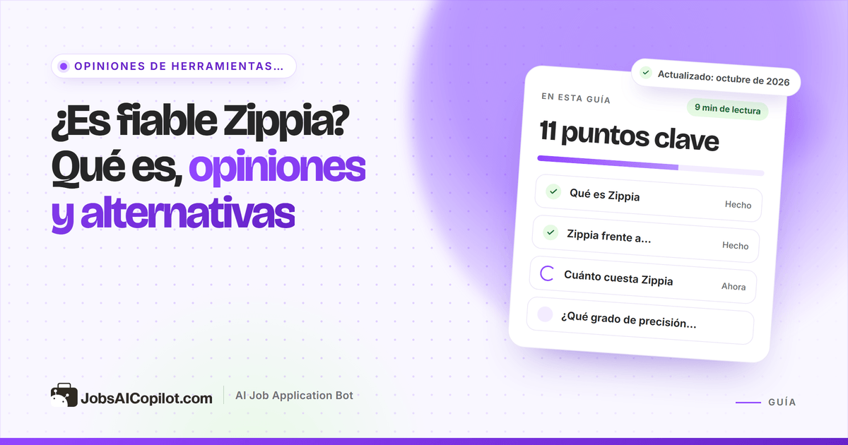 ¿Es fiable Zippia? Análisis de la web de datos laborales y búsqueda de empleo Zippia