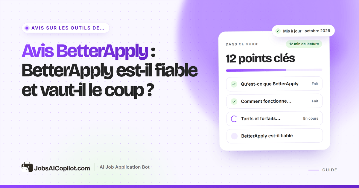 Avis BetterApply 2026 : fonctions, tarifs, remboursement et plaintes des utilisateurs du service de candidature automatique