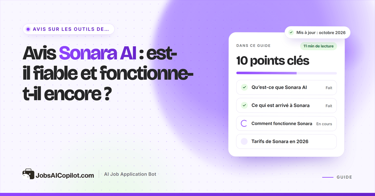Avis Sonara AI 2026 : situation après la fermeture de 2024, fonctionnement de l’agent et conditions tarifaires