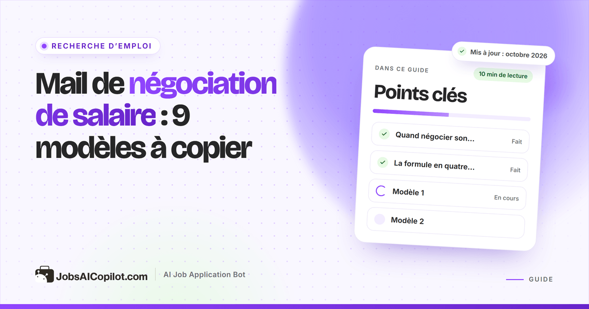Ordinateur portable affichant un brouillon de mail de négociation salariale avec une contre-proposition