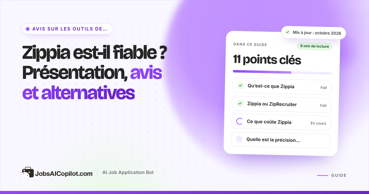 Zippia est-il fiable ? Avis sur Zippia, site de données carrière et de recherche d’emploi