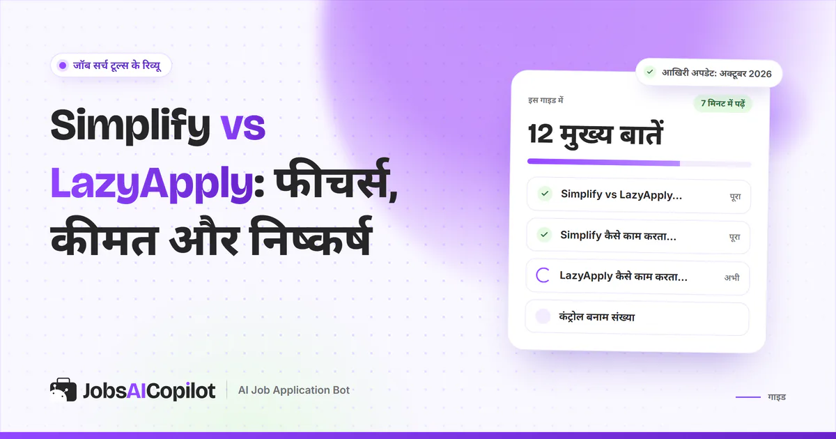 Simplify vs LazyApply तुलना का कवर: एक नजर में फर्क, दोनों कैसे काम करते हैं और कंट्रोल बनाम वॉल्यूम