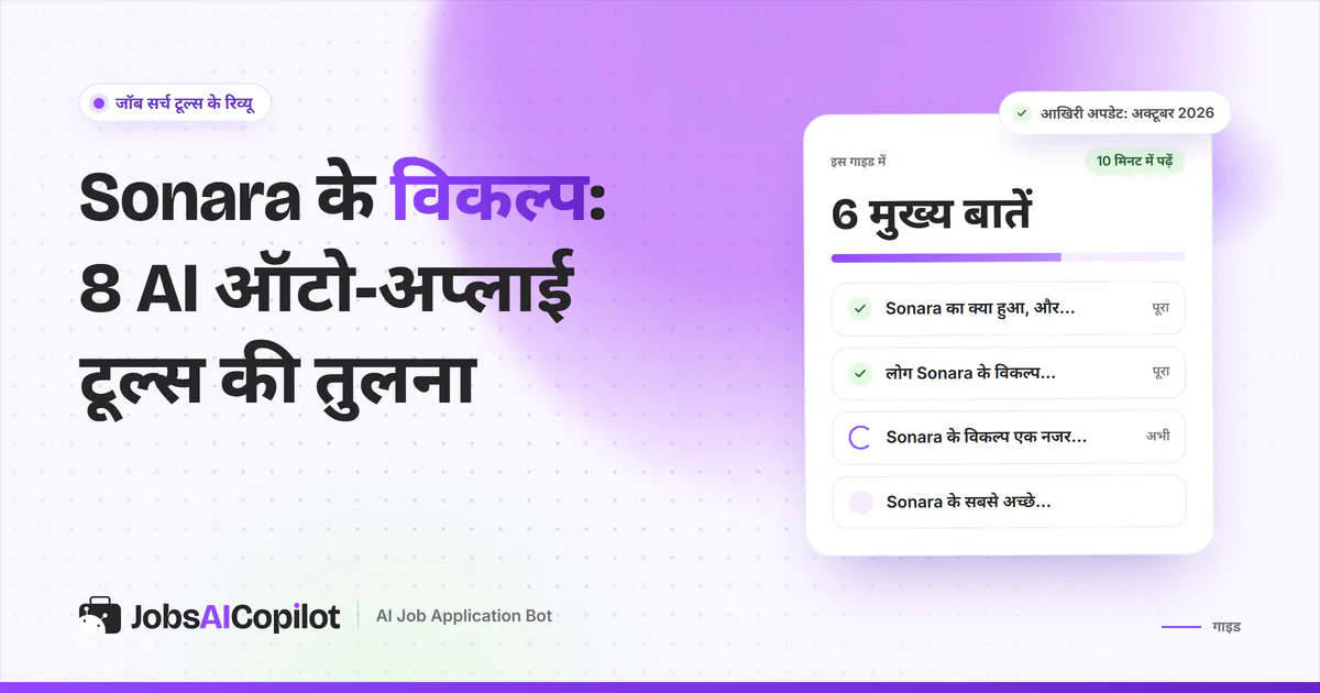 Sonara के विकल्प गाइड का कवर: Sonara के साथ क्या हुआ और 2026 में यह कहां है, विकल्प क्यों और तुलना