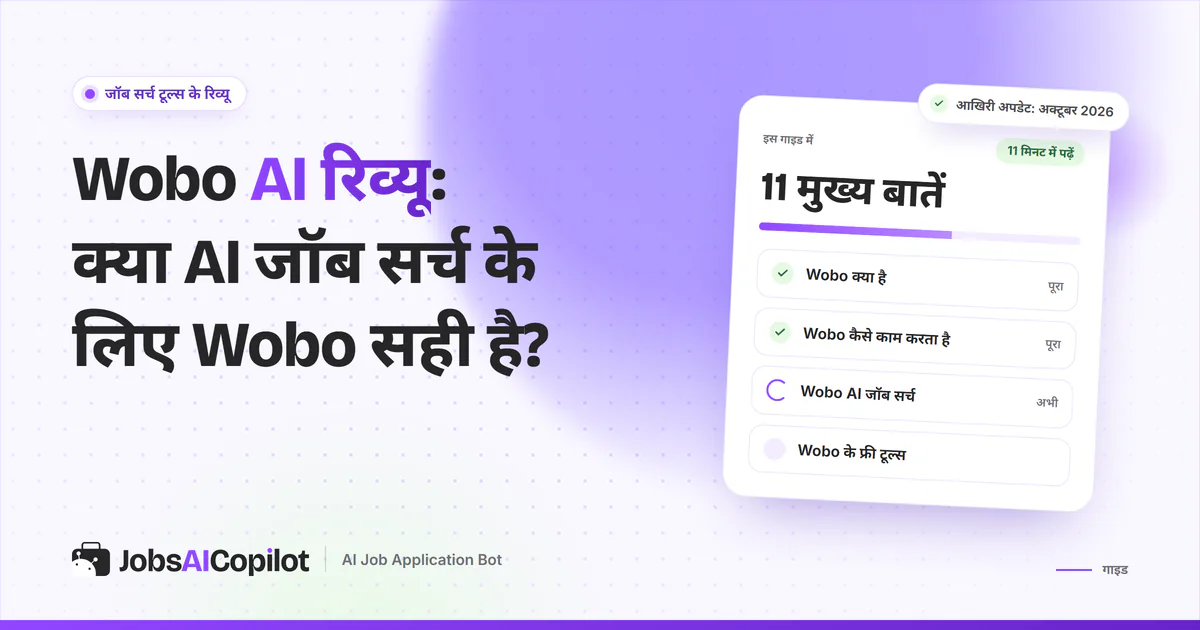 Wobo AI रिव्यू का कवर: Wobo क्या है, कैसे काम करता है, “प्री-वेटेड” का मतलब और Wobo के फ्री टूल्स