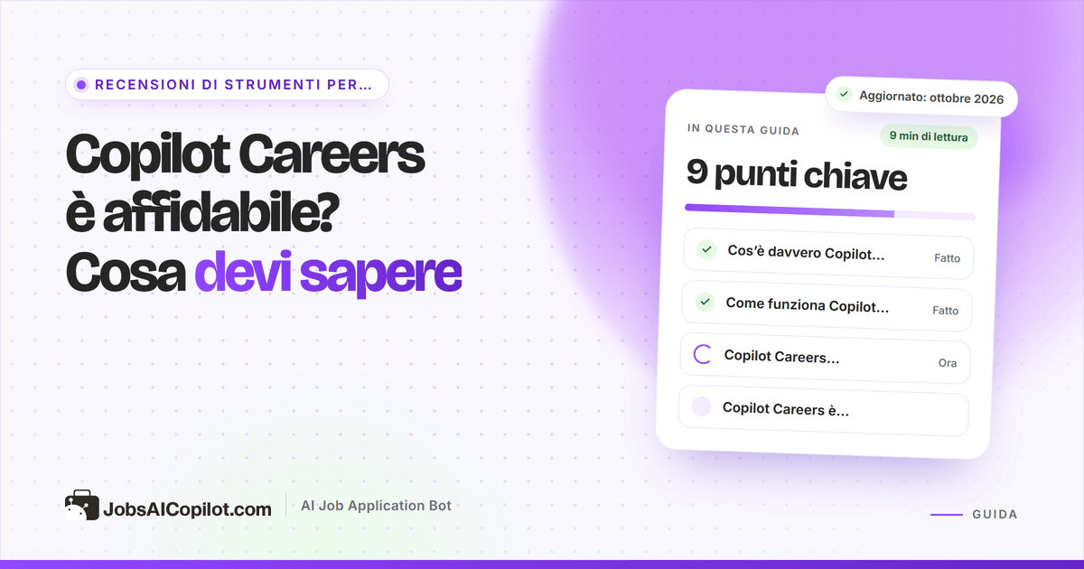 Copilot Careers è affidabile? Recensione del portale gratuito per lavoratori a ore e in prima linea
