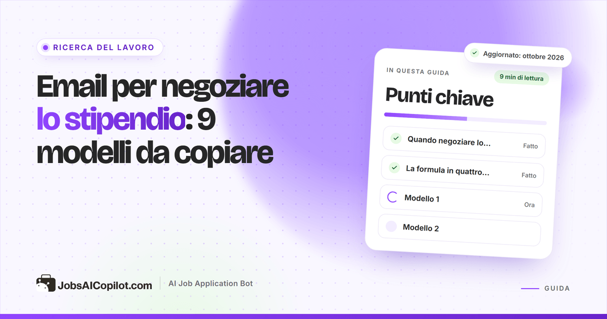 Portatile con la bozza di un’email per negoziare lo stipendio e una controproposta a un’offerta di lavoro