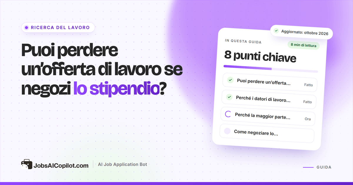 Si può perdere un’offerta di lavoro negoziando lo stipendio? Rischi, frasi pronte e cosa fare se l’offerta viene ritirata