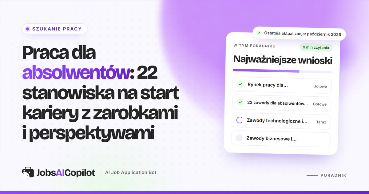 Świeżo upieczeni absolwenci przeglądają na laptopie oferty pracy na start kariery z danymi o zarobkach i wzroście