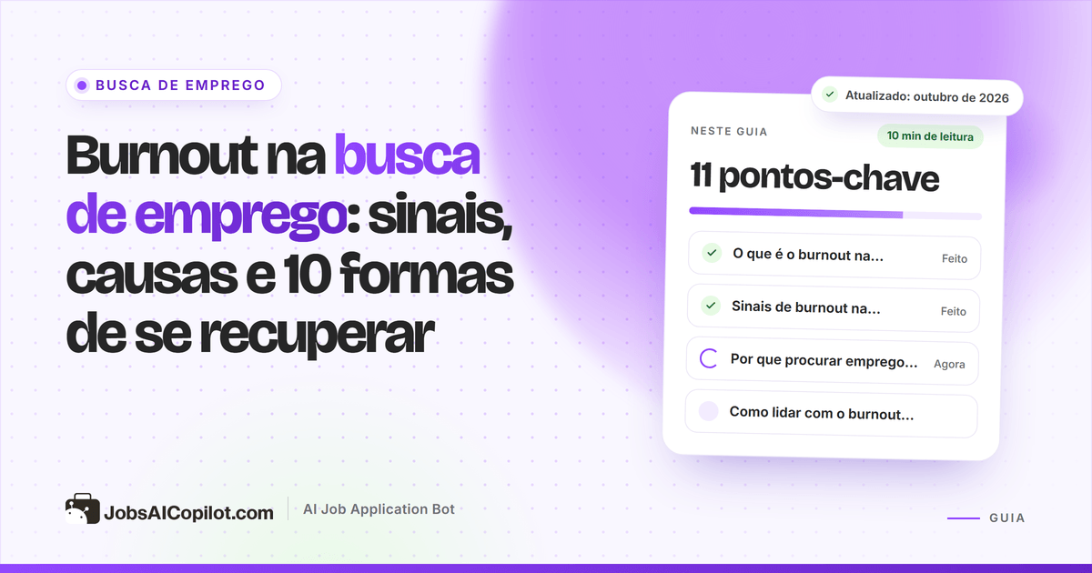 Pessoa cansada de procurar emprego fechando um notebook cheio de candidaturas e fazendo uma pausa ao ar livre