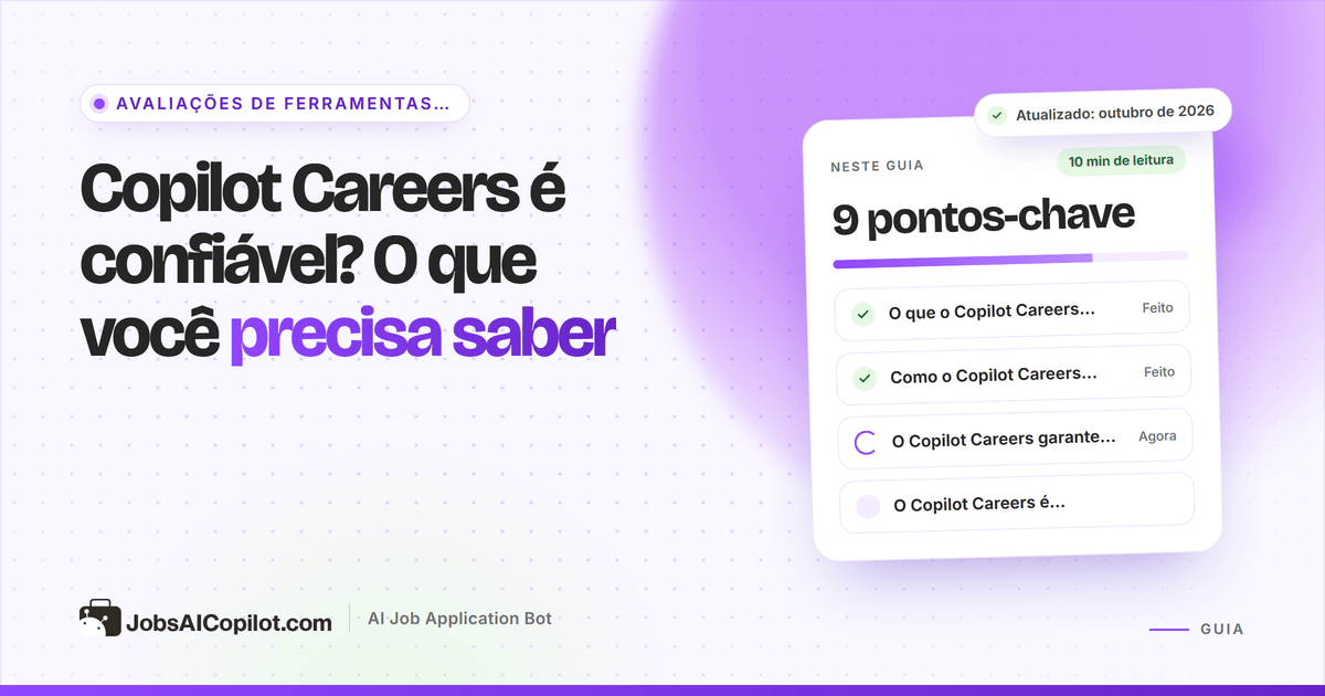 Copilot Careers é confiável? Avaliação do site de vagas gratuito para trabalhadores da linha de frente e por hora