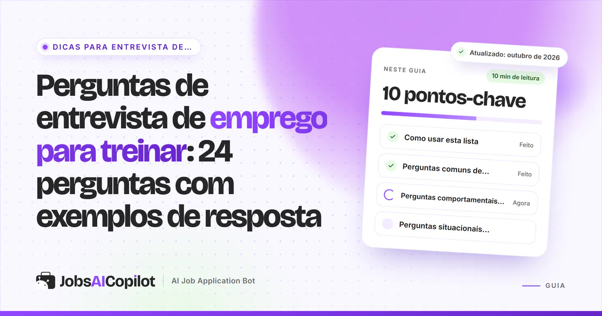 Candidato treinando perguntas de entrevista com anotações no método STAR e uma lista de exemplos de resposta