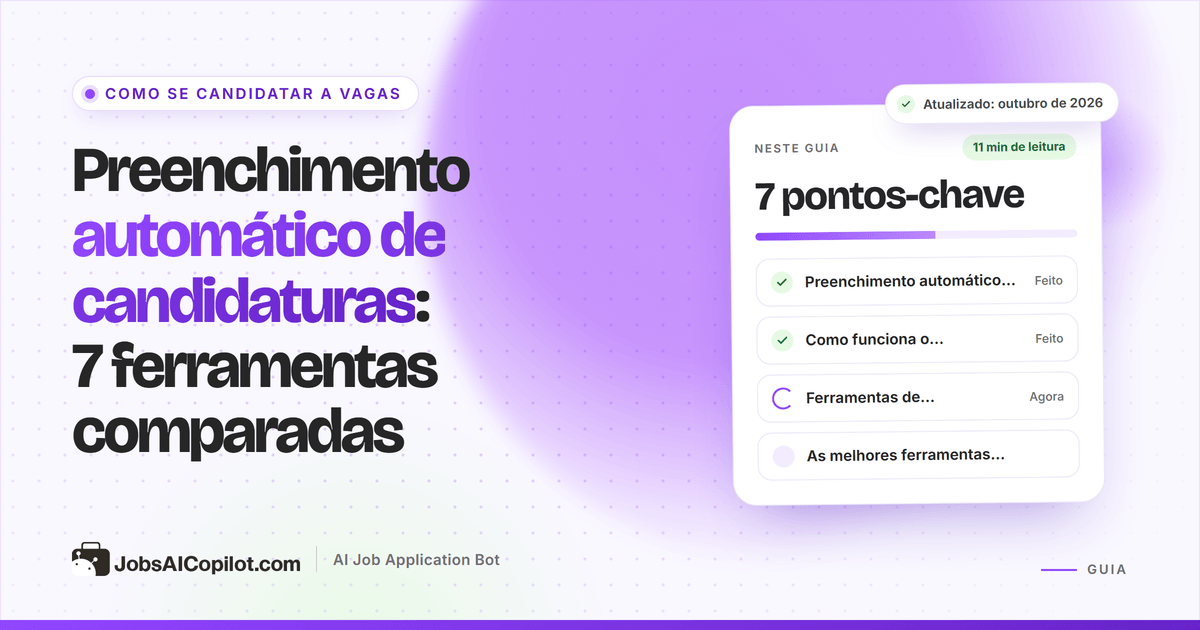 Preenchimento automático comparado: extensão do navegador preenchendo um formulário de candidatura de várias páginas