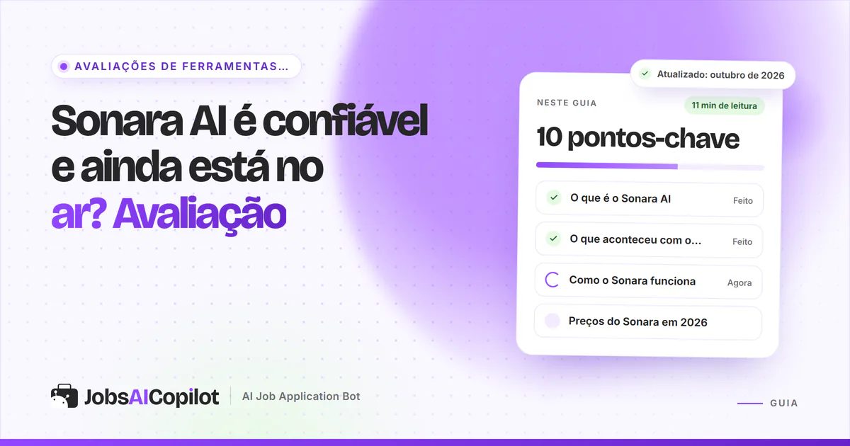 Avaliação do Sonara AI 2026: situação após o encerramento em 2024, como funciona o agente e as condições de preço