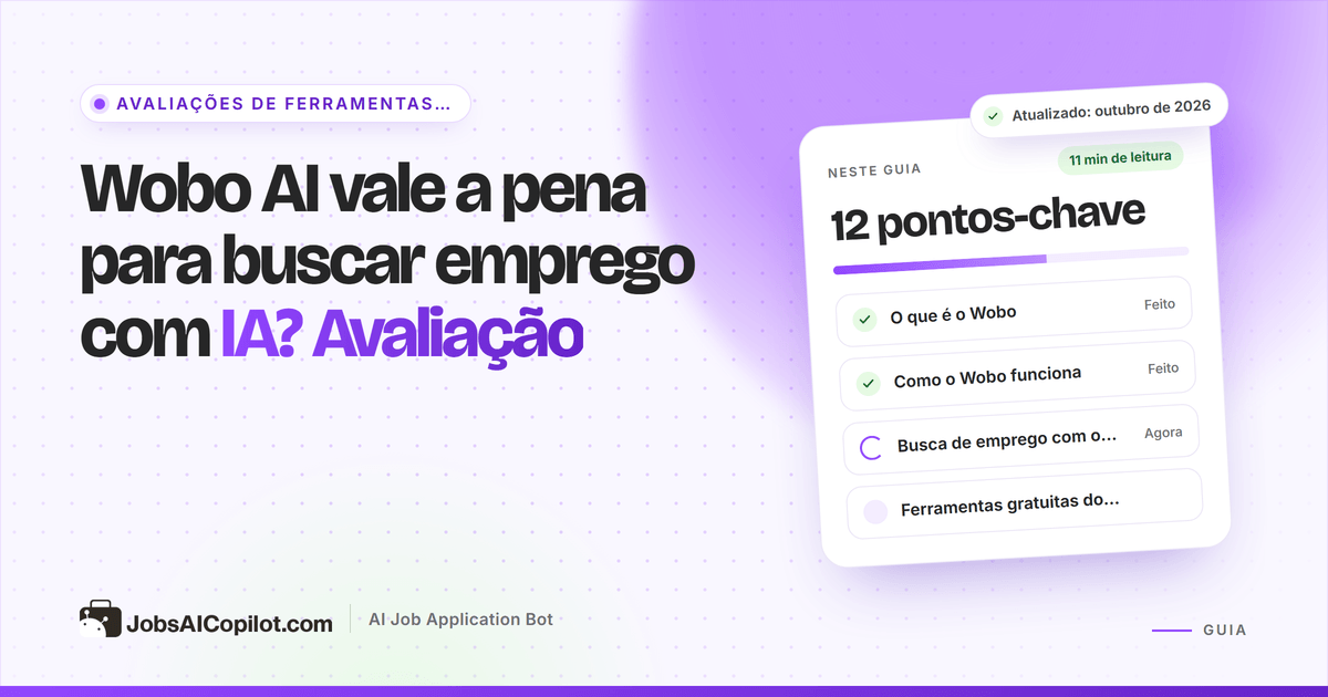 Avaliação do Wobo AI 2026: deslizar para se candidatar, preços do Autopilot, avaliações de usuários e alternativas