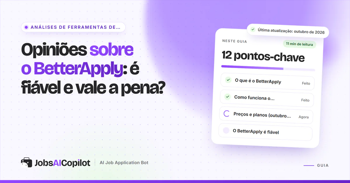 Capa de análise do BetterApply com os pontos-chave: o que é, como funciona, preços e se é fiável