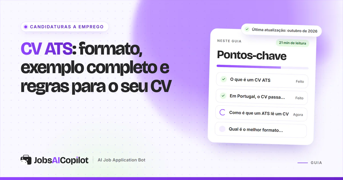 CV de uma só coluna com títulos habituais ao lado de um CV de duas colunas cujo texto o leitor automático mistura