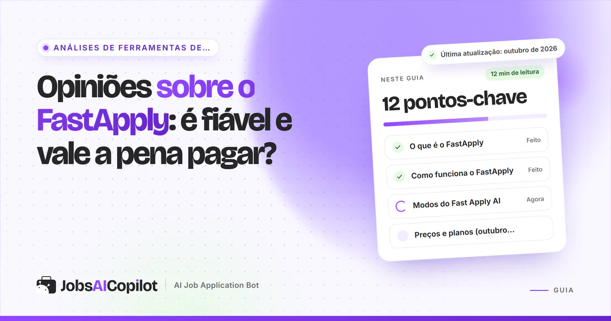 Capa de análise do FastApply com os pontos-chave: o que é, como funciona, os modos do Fast Apply AI e preços