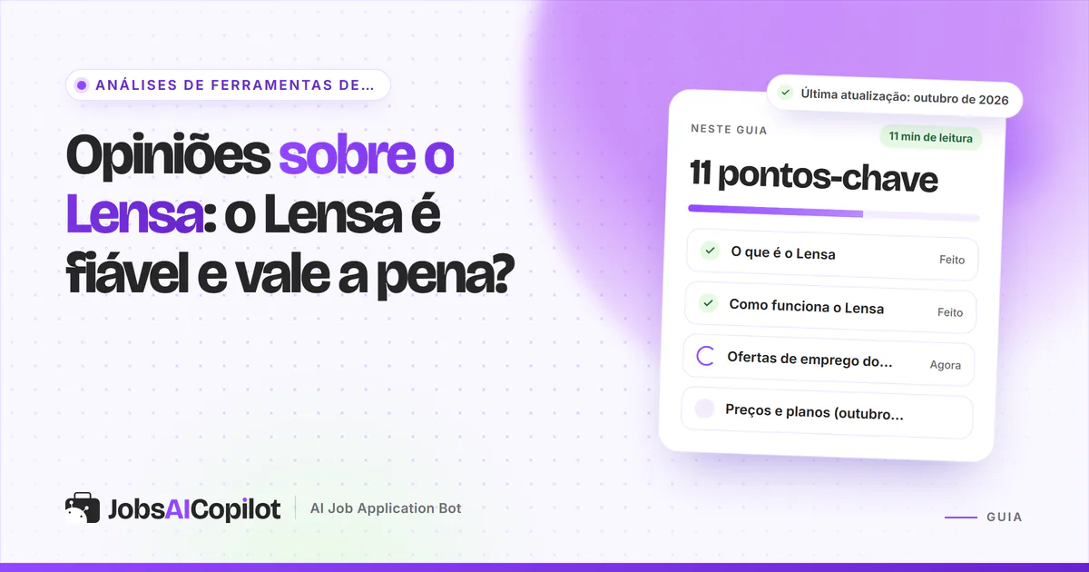 Capa de análise do Lensa com os pontos-chave: o que é, como funciona, de onde vêm as ofertas e preços