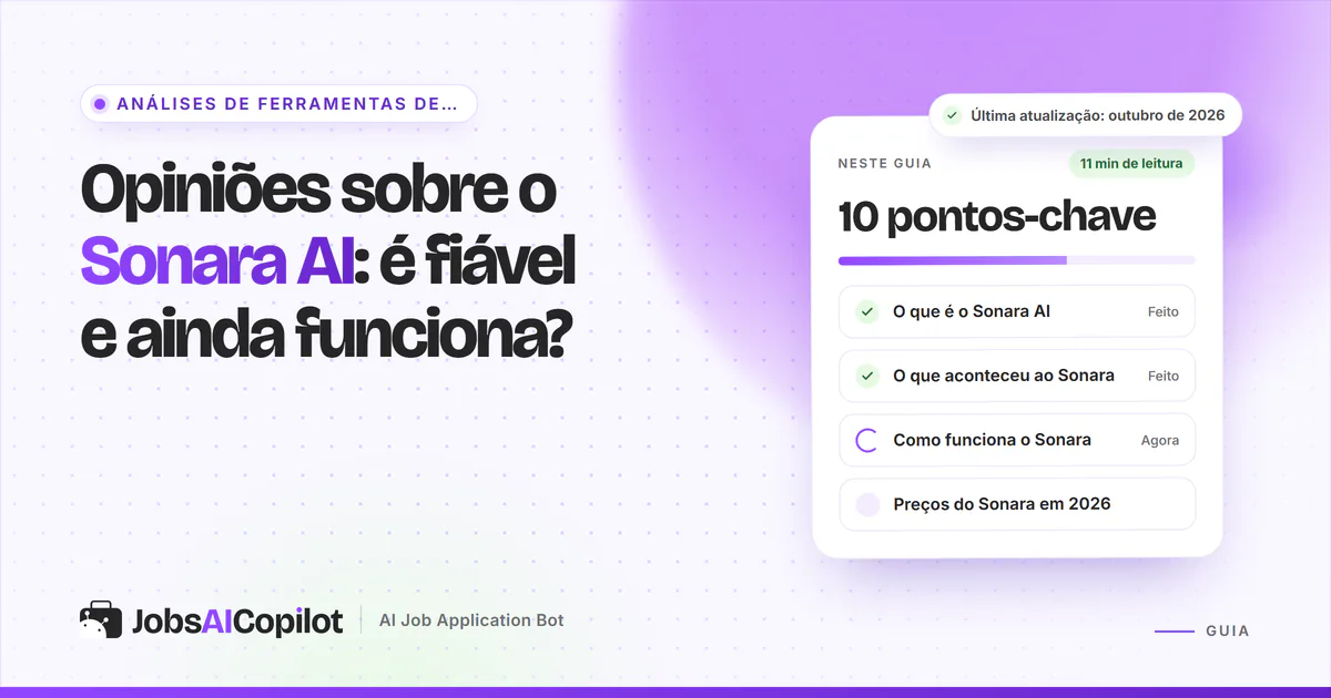 Capa de análise do Sonara AI com os pontos-chave: o que é, o encerramento de 2024 e o regresso, e como funciona
