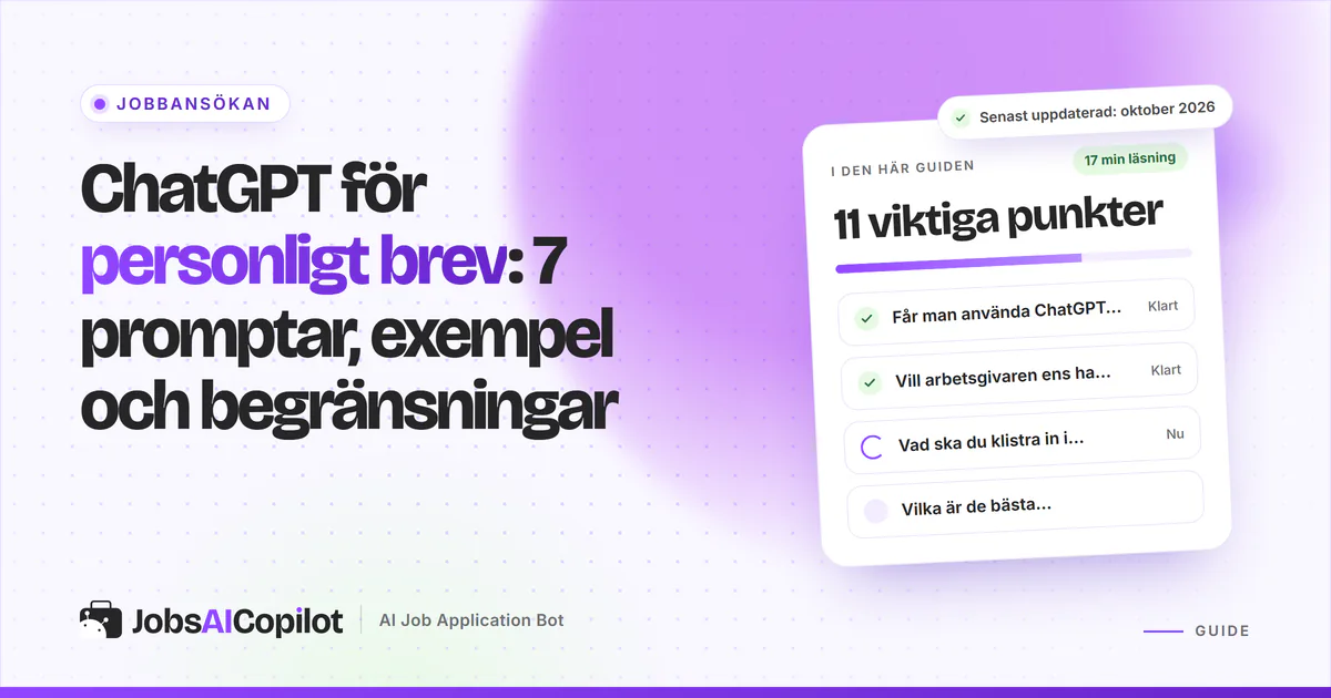 ChatGPT-utkast till personligt brev med allmänna fraser överstrukna och rättade, på ett violett omslag