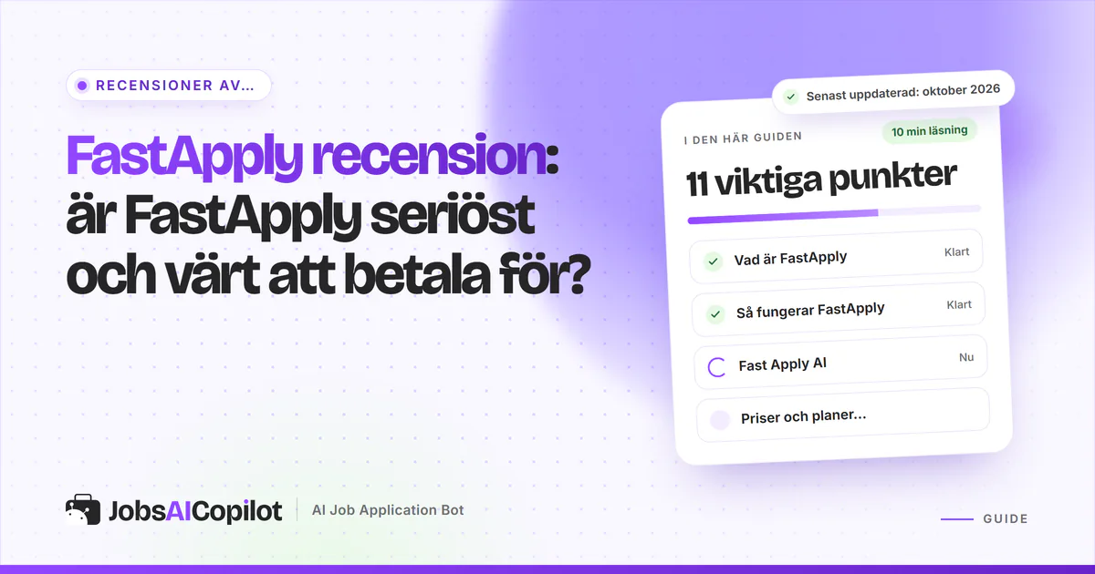 FastApply recension 2026: lägena i tillägget Fast Apply AI, priser, risker och användarbetyg