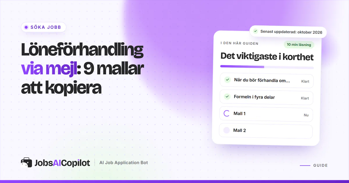 Laptop som visar ett utkast till mejl för löneförhandling med ett motbud på ett jobberbjudande