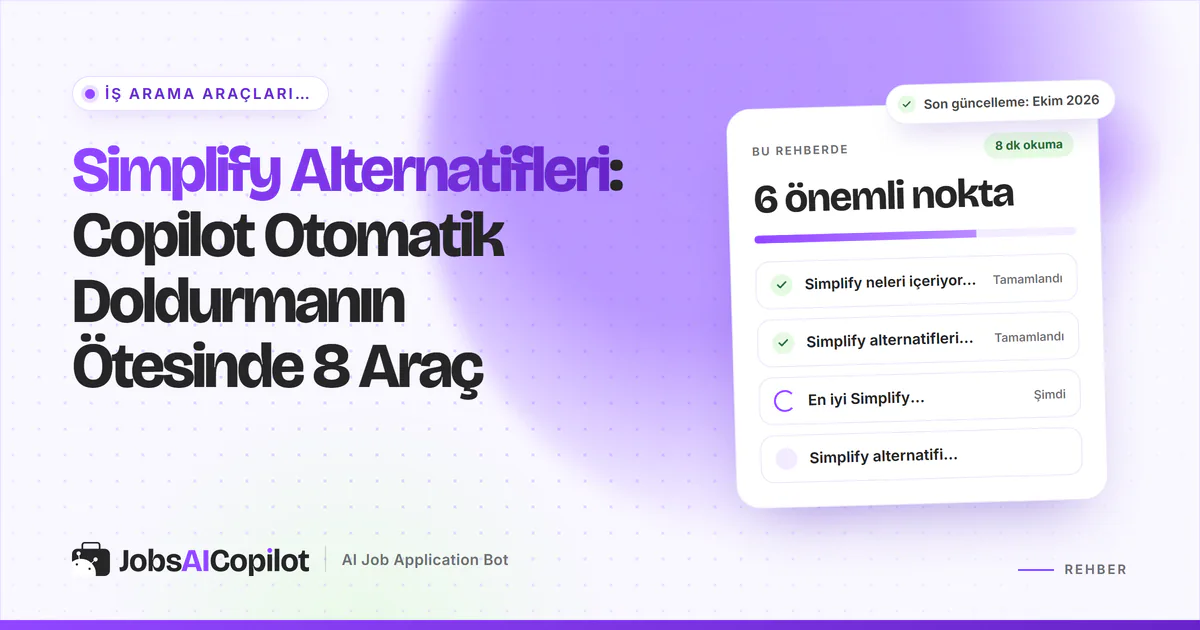 Simplify alternatifleri kartı: Simplify'ın sundukları ve sınırları, karşılaştırma tablosu ve en iyi seçenekler