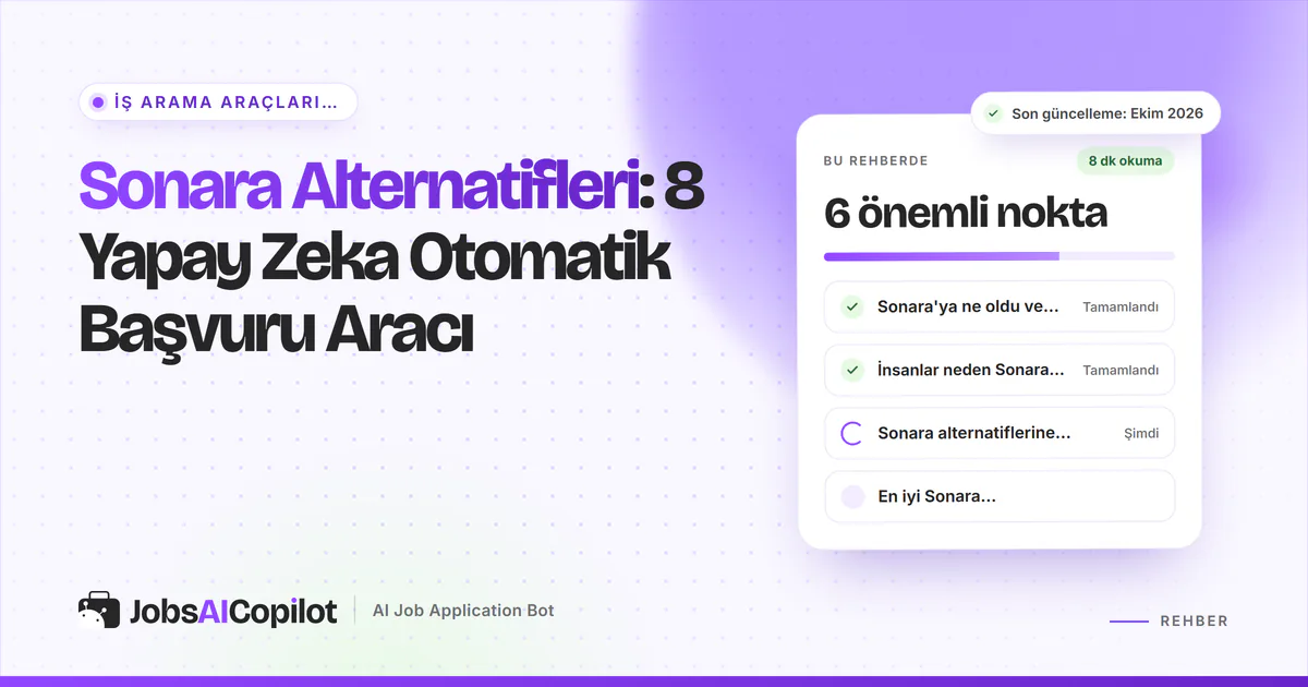 Sonara alternatifleri kartı: Sonara'ya ne oldu, neden alternatif aranıyor ve hızlı karşılaştırma, mor kapakta